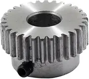 Gears Pinion Gear Motor Gear Spur Gear Rack Pinion 12/14/ 15/16/18/20/25Teeth Mod 1M Bore 6mm 6.35mm 8mm Staight Teeth Positive Gear 45#Steel (Color : 18 Teeth, Size : 6.35mm) (Color : 12 Teeth, S