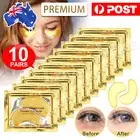 10pairs Gold Gel Anti-Wrinkle Dark Circle Collagen Under Eye Patches Pad Mask AU