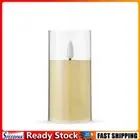 Flameless Candles LED Acrylic Flickering Candle for Home Decoration (S)
