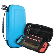 Carrying Hard Travel Case with 10 Card Slots For Nintendo Switch & OLED, Blue