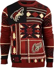 FOCO NHL Unisex Patches Ugly Crew Neck Sweater