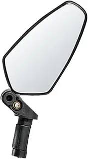 WHAMVOX 1Pc Bike Rearview Mirror Handlebar Safety Mirror for Enhanced Surroundings Visibility Easy Installation Compatible with Handlebars Design