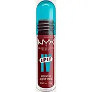 NYX PMU Lip Iv Hydrating Gloss Stain Lip Gloss- Cranberry Splash, Cranberry Splash