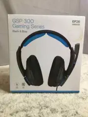 EPOS SENNHEISER GSP 300 Gaming Series Headset, Wired (Black & Blue)