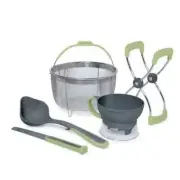 Presto 09509 Premium Canning Kit w Basket Funnel Measure Wide-Scoop Lid Lifter