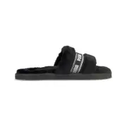 Puma Fluff Slide Youth Boys Black Casual Sandals 38534301