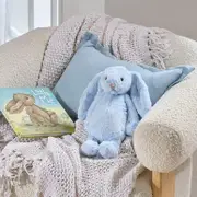 Bashful Blue Bunny Medium Plush Toy [BAS4BBN24]