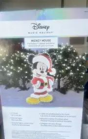 Disney 3.3 Foot FlatTastics Mickey Mouse Prelit LED Christmas Yard Deco