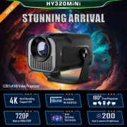 5G Projector Smart Auto Keystone 4K 1080P WiFi Bluetooth Projector - HY320 Mini