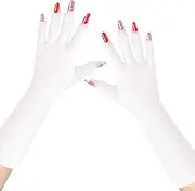 DAWNTREES Anti UV Glove UV Shield Glove Gel Manicure, Professional Anti-UV Fingerless Protect Hands from UV Light Lamp Dryer