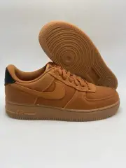 NIKE AIR FORCE 1 '07 LV8 STYLE MONARCH/GUM BROWN AQ0117 800 MEN'S SZ 7 B-GRADE