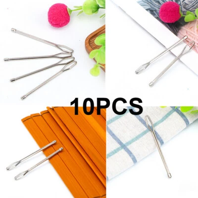 10Pcs Elastic Threader Drawstring Cord Threader Guide Handmade Sewing Tool Kit