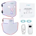 LED Face and Neck Mask with Near-Infrared - Blue, Red Light Therapy for Face ...