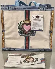 2019 Brighton IN LOVE WE TRUST Tom Clancy Canvas Tote Bag, Pouch, Coin Purse NWT