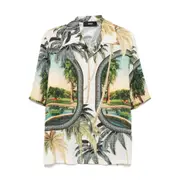 [Amiri] Amiri Paradise Shirt XL GREEN/NEUTRALS
