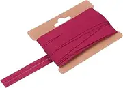 uxcell 1/2 Inch Single Fold Bias Tape Cotton Continuous Bulk Bias Tape for Sewing, Seaming Quilting Hemming Binding Crafts (Wine Red 10 Yards)