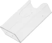 FIXOSHEE Wall Mounted Document Organizer Transparent File Holder for Office Clear Brochure Rack Space Saving Desk File Organizer Flexible Display for Magazines and Documents