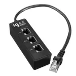 RJ45 MALE TO 3 RJ45 FEMALE PORT NETWORK EXTENDER CABLE SPLIT