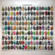 (Laminated) Minerals Gemstones Gems Stones Poster Picture Print