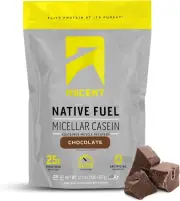 Ascent Casein Protein Powder - 25G Micellar Casein Powder with Zero Artificial F
