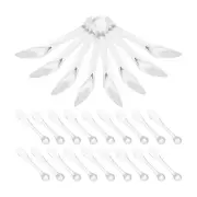 50 Pcs Skin Care Tools Makeup Spatulas Spoon Mini for Cosmetics Beauty