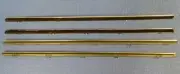 1967-1972 CHEVROLET GMC PICK-UP TRUCK DOOR WINDOW FELT RUBBER SEAL KIT W/CHROME