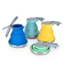 Portable Mini Boiling Water Outdoor Folding Silicone Kettle Handle Camping trave