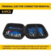 Ejector Pin Wire Kit Extractor Puller Connector Car Terminal Removal 41pcs Tool
