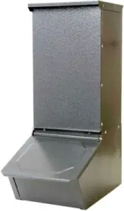 new Hog Feeder w one Door 19" L x 12.75" W x 29.5" H hold 50 pounds of food