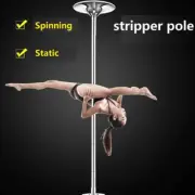 45mm Dancing Pole Fitness Spinning Pole Fitness Exercise 91-108in Adjust Height