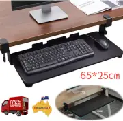 Large Clamp On Keyboard Tray Universal Under Desk Keyboard Drawer Platform AU