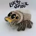 NEW Jumping Spider Tarantula Lucas The Spider 6” Plush Gift Christmas Kid's Toy