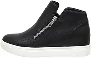 [CUSHIONAIRE] Women's Hart Hidden Wedge Sneaker +Wide Width Available