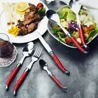 Multicolor 34pcs Tableware Steak Knife Fork Spoon Set Western Flatware Spoon