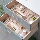 1 Set of Drawer Organizer Kitchen Drawer Storage Tray Closet Drawer Divider Box