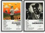 2 PCS Tyler Poster The Creator Posters for Room Aesthetic Canvas Wall Art Bedroom Decor 08x12inch(20x30cm)