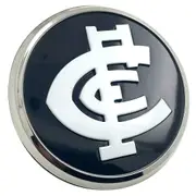 Carlton Blues AFL 3D Chrome Emblem Badge - For Cars, Bikes, Laptops, Most Things