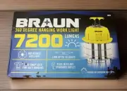 Braun 7200 Lumen Linkable Hanging LED Work Light With 360° Degree Light Output