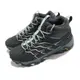 Merrell 戶外鞋 Moab FST 2 Mid GTX 女鞋 登山 越野 耐磨 黃金大底 防水 中筒 灰 綠 ML500094