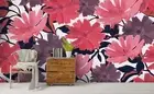 3D Floral Seamless Wallpaper Wall Mural Removable Self-adhesive 39
