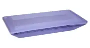 Tupperware Get Togethers Tray Long Rectangle Serving Dish & Seal Purple Acrylic