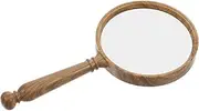 Yardenfun Vintage Grain Magnifying Glass Ergonomic Handheld Tool for Seniors Magnification for Reading Observation Jewelry Appraisal Lightweight Design for Comfortable Use