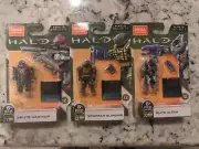 Mega Construx Halo Infinite Set Of 3 Mini Figures 2020 Ser 12 Elite Ultra, Etc