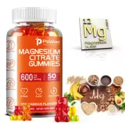 Magnesium Citrate Gummies - Sleep Support, Muscle, Bone Health, Relieve Fatigue