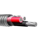 75' 6/3 Type MC Aluminum Conductor Metal Clad Cable 600V