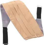 [COLLBATH] Men's Satin Dress Girdle Formal Tuxedo Waistband Adjustable Cummerbund Bow for Wedding Party Formal Events