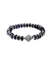 Jean Claude Dell Arte Silver Cross Bracelet