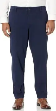Dockers Navy Chino Pants 52x32 Men's Smart 360 Flex Trousers