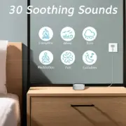 Sleep White Noise Sound Machines with 30 Soothing Sounds 3.5 mm Headphone Jack 5