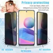 F Xiaomi POCO F3 X3 NFC Note 10 9 Pro Anti-Spy Privacy Tempered Glass Protector